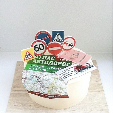 Торт "Покорительнице дорог" купить - мытищи.сладкоежкин.рф